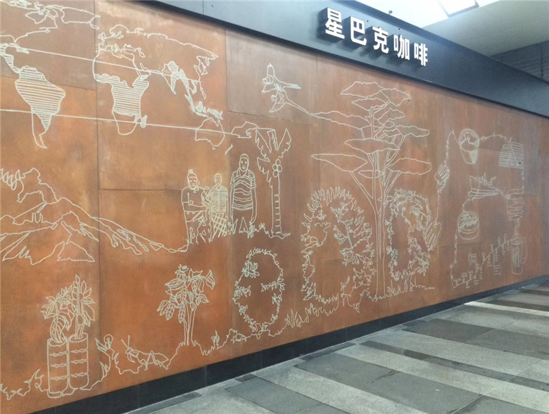梨树耐候钢幕墙